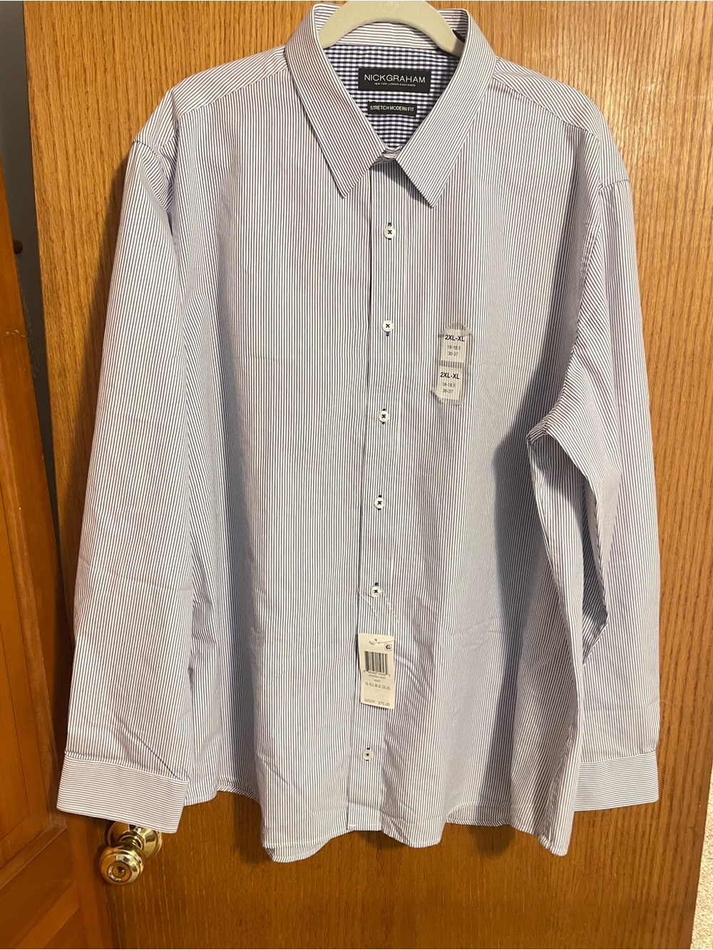 Nick Graham Striped Dress Shirt 2X